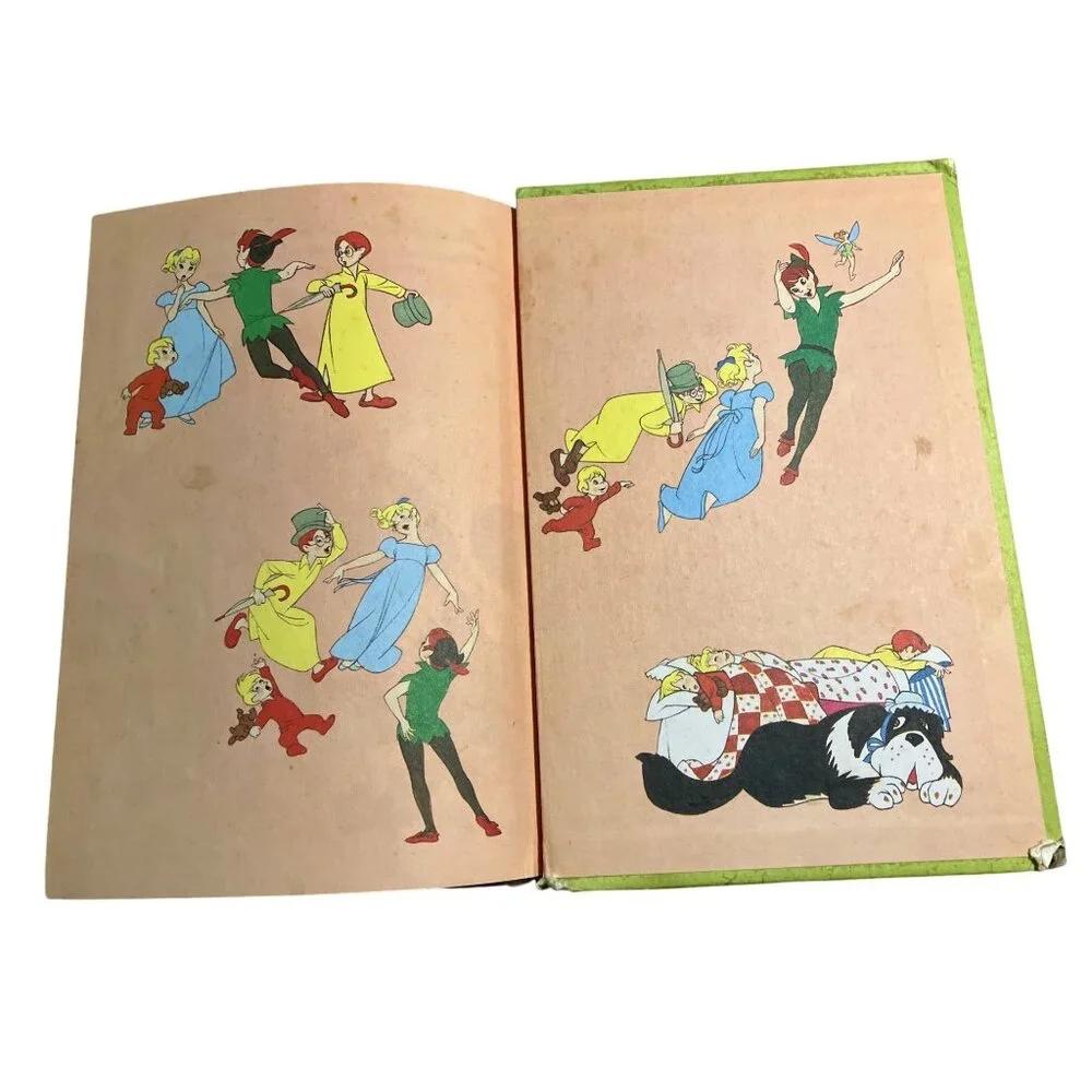 Walt Disneys Peter Pan And Wendy Hardcover 1981 Grolier Book Club Edition Random